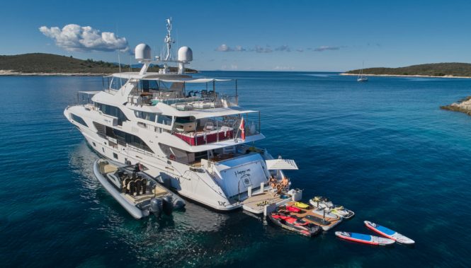 Happy Me yacht available for charter in the Mediterranean