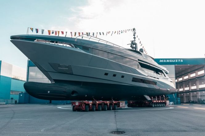 Motor yacht Project Amalfi launched @ Mangusta of Overmarine Group