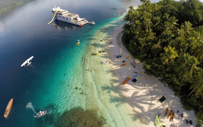 No shortage of toys when it comes to chartering yacht SURI