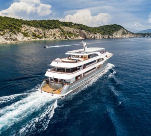 Luxury yacht Agape Rose ready for large Croatian charters