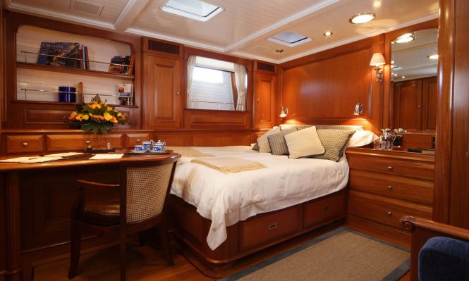 Elegant accommodation onboard