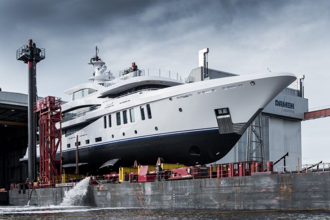 First Limited Editions Amels 200 yacht launch © Amels