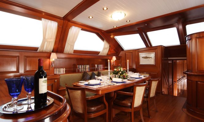 Inviting dining area