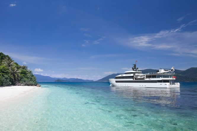 Island Escape superyacht for charter in the South Pacific