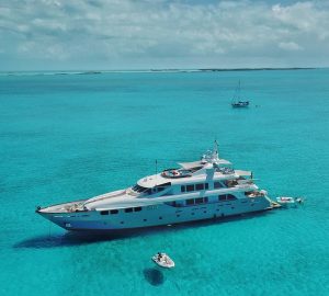 44m motor yacht M3 available at a special rate in the Bahamas