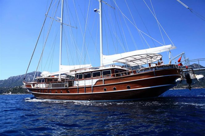 Traditional sailing gulet NURTEN A