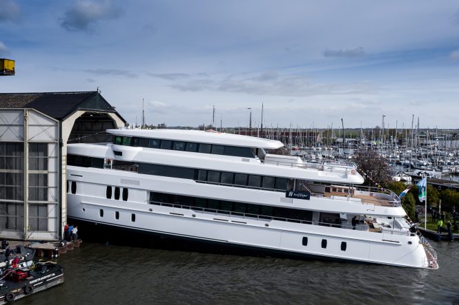 61m superyacht Project YN251 by Hakvoort -Photo © Tom van Oossanen