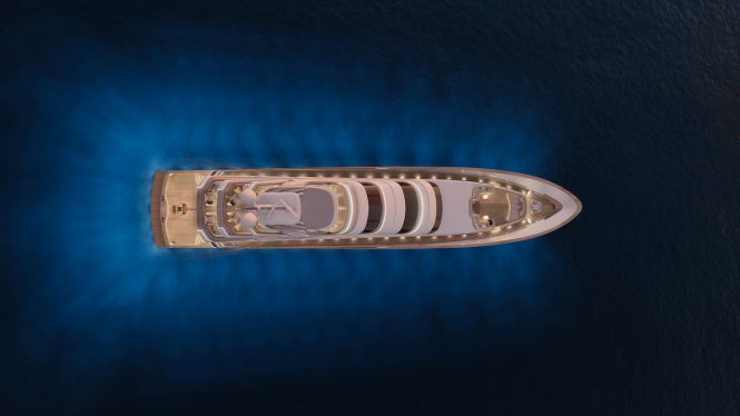 Royal Huisman luxury sportfisher 406 - Artist Impression by Vripack