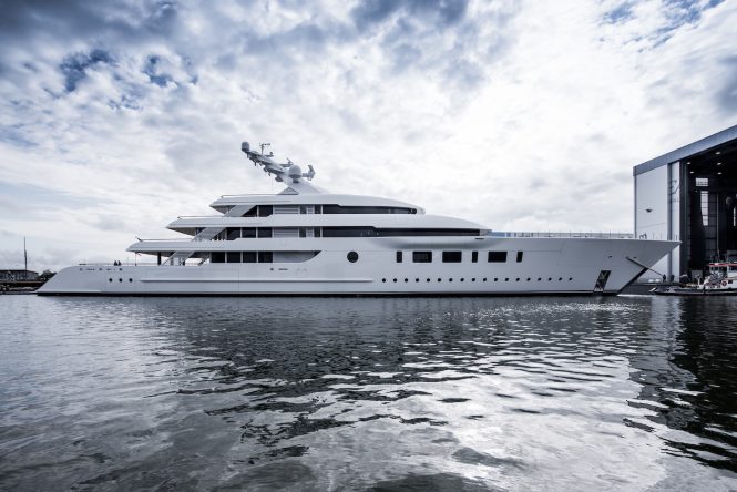 95m Feadship superyacht BLISS launched © Feadship