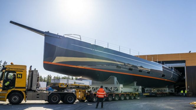 Baltic 146 yacht PATH ready for launch © Baltic Yachts