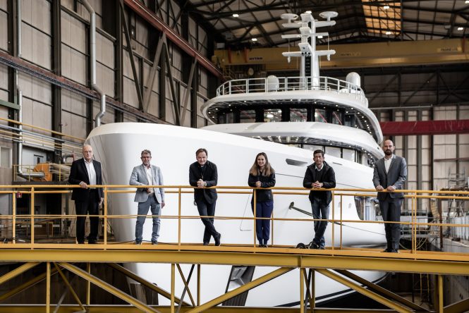 François Zuretti, Andrew Tree, Espen Oeino, Rose Damen, Jeremy Staddon and Daan Langezaal