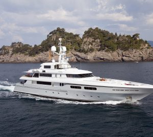 Charter luxury yacht Elena V in the Eastern and Western Mediterranean