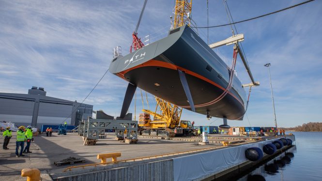 Sailing Yacht PATH ready for launch © Baltic Yachts