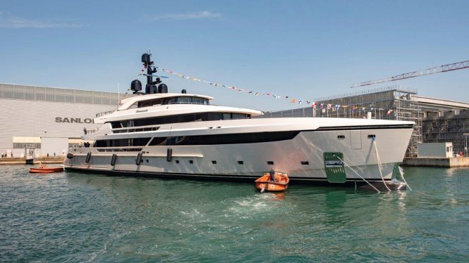 motor yacht CLOUD 9 at her launch