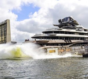 122m Lürssen mega yacht project JAG launched