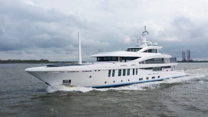 Amels 200 superyacht STELLA M delivered to her owner © Amels_Damen