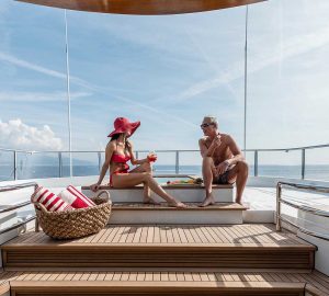 Recently refitted luxury yacht AUDACES available for summer Mediterranean charter