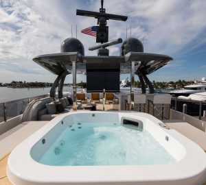 Ferretti luxury yacht GIOIA for charter in Florida and the Bahamas