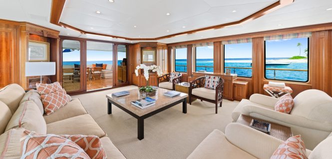 Main salon with fantastic large windows