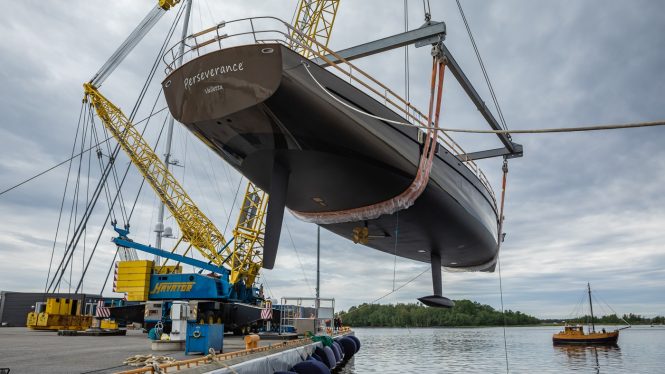 Perseverance I yacht launched by Baltic Yachts