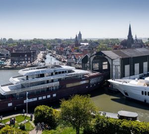 Royal Hakvoort Shipyard welcomes luxury yacht Project Asia for outfitting
