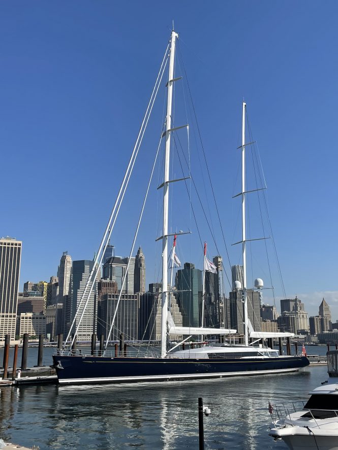 Sailing yacht MONDANGO 3 in New York © Photo Scott Henderson