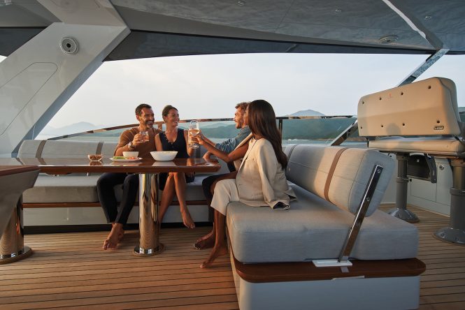 enjoying the yachting lifestyle
