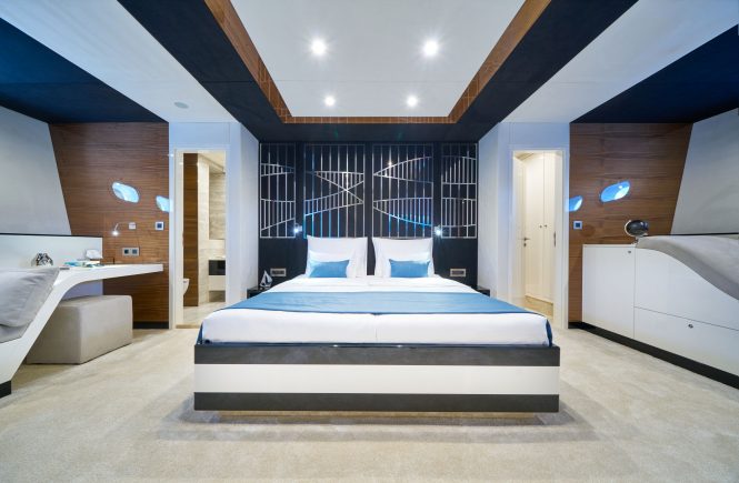 Master suite located at bow