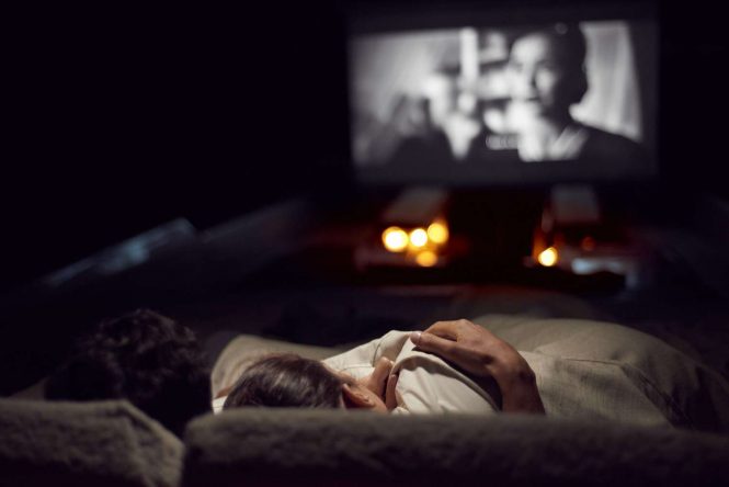 Cinema under the starry sky