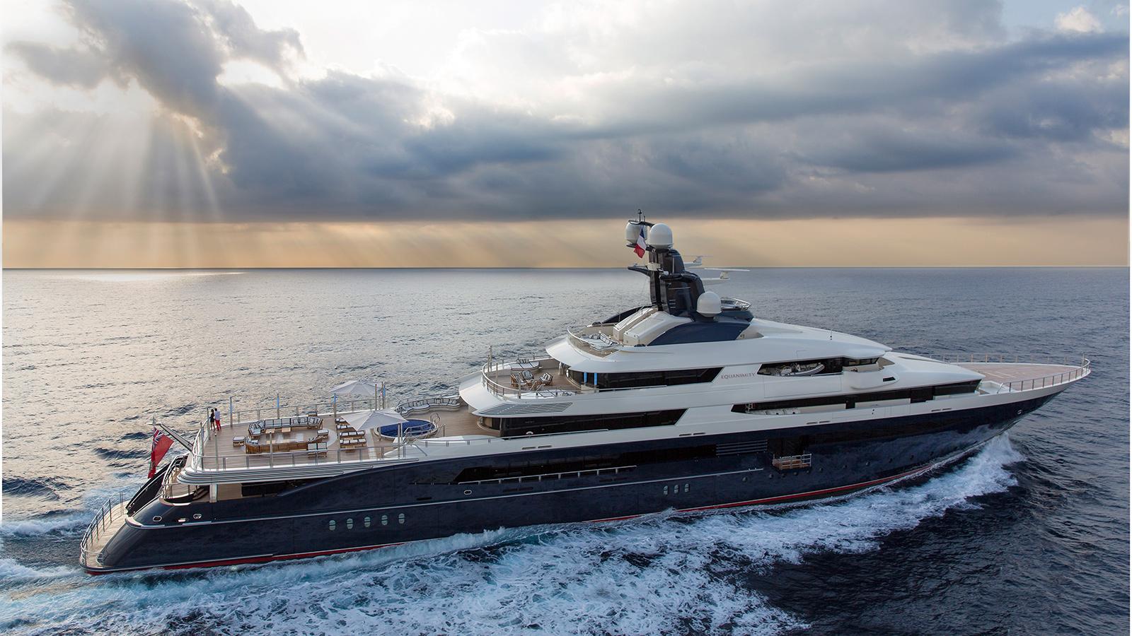 Luxury mega yacht TRANQUILITY