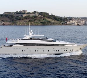 Luxury yacht MAMMA MIA available now in the sparkling Greece charter grounds