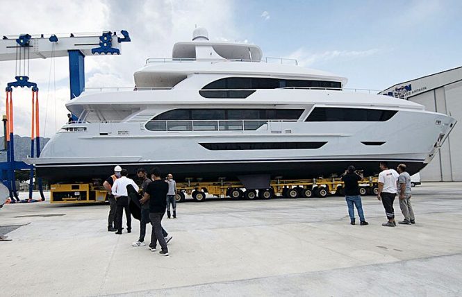B116 Motor Yacht HYPERION Launched by HSY Yachts