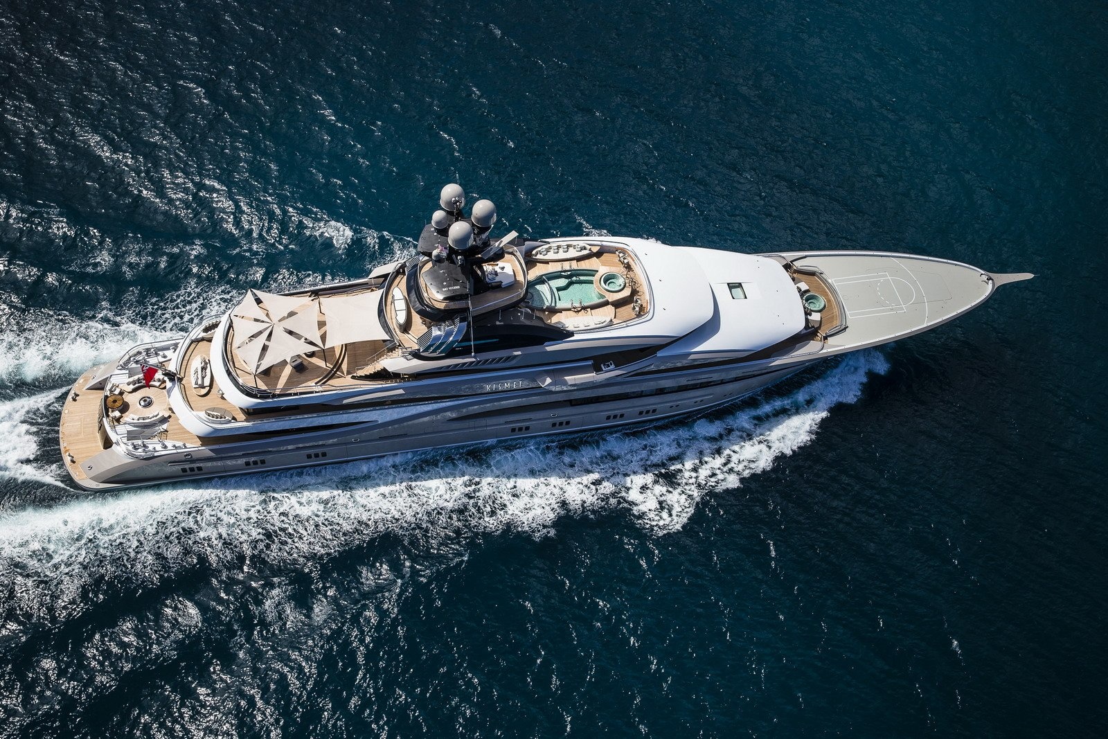 Yacht KISMET by Lurssen Yachts - From Above