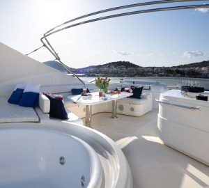 Savour the summer days in the Eastern Mediterranean charter grounds aboard luxury yacht Estia Yi