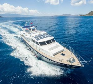 Classic motor yacht Enigma Blue refitted and ready for Turkey luxury yacht charters