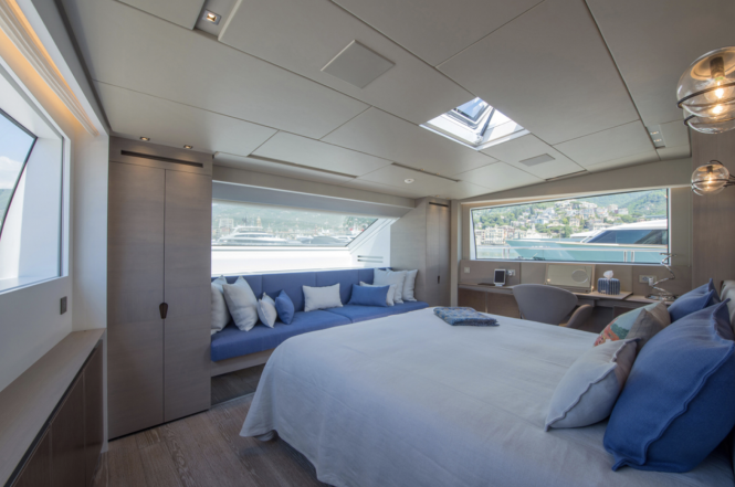 Spacious master suite with beautiful views