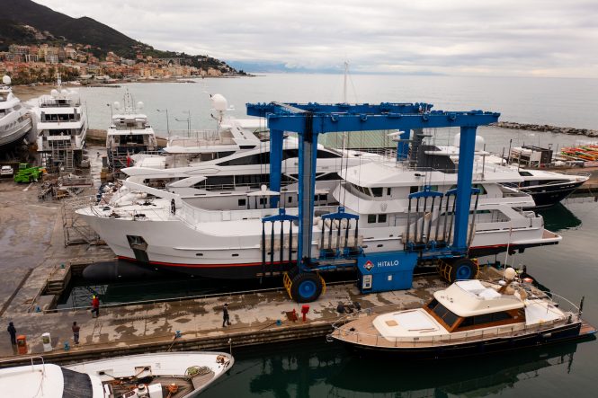 Superyacht Far Far Away relaunched by Lusben