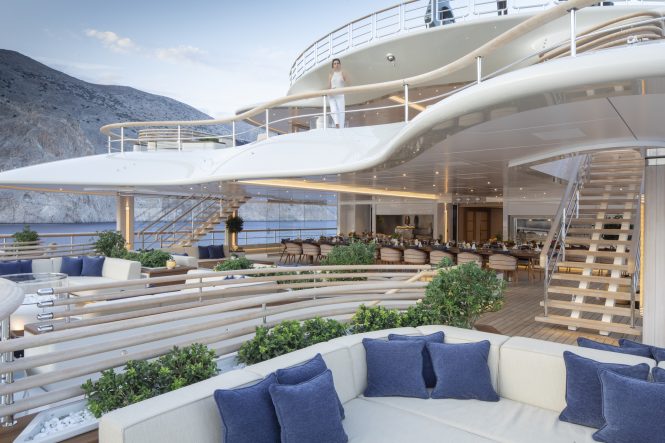 Ultra-luxurious mega yacht FLYING FOX available for charter © Guillaume Plisson for Imperial