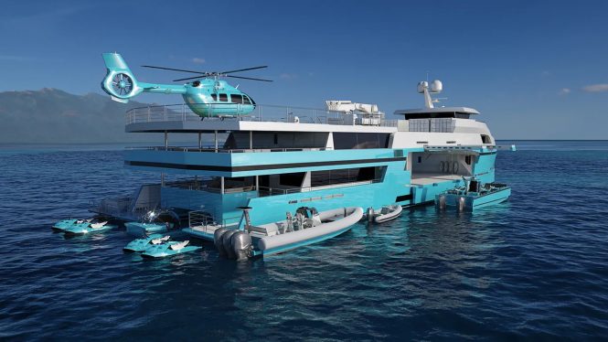 aerial view with toys