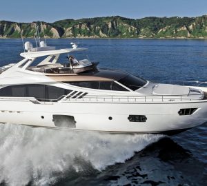 Motor yacht Top Shelf for charter in Florida and the Bahamas