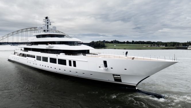 Luxury yacht Project Y719 launched by Oceanco