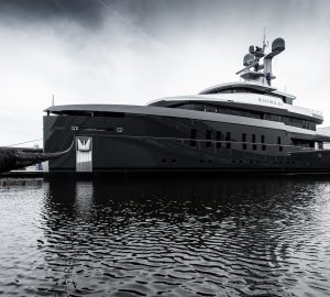 55m luxury yacht SHINKAI by Feadship prepares for final outfitting before delivery