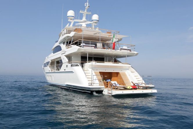 Motor yacht INSPIRATION ready for charter holidays