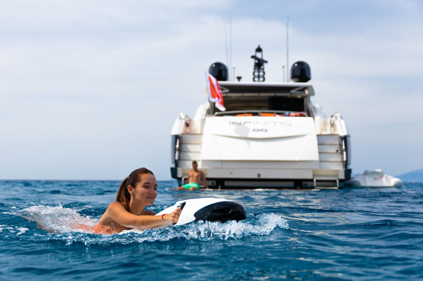 Luxury vacations with motor yacht INFINITO