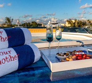 Free your spirits on a winter Bahamas charter aboard luxury yacht 'POUR ANOTHER''