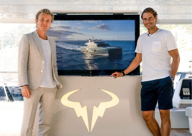 Rafael Nadal and Nico Rosberg