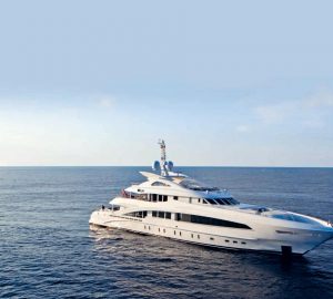 50m Heesen luxury yacht KNIGHT available on the Caribbean charter market