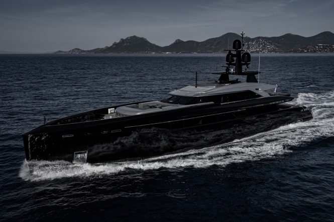 superyacht OLOKUN running - Photo © Blue iProd