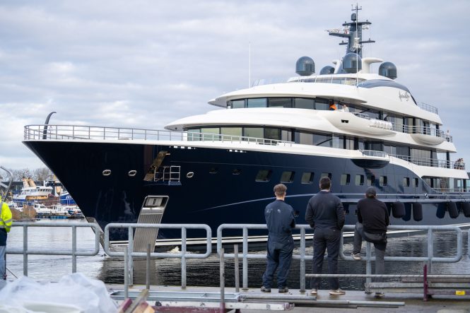 Amels yacht HERE COMES THE SUN after refit