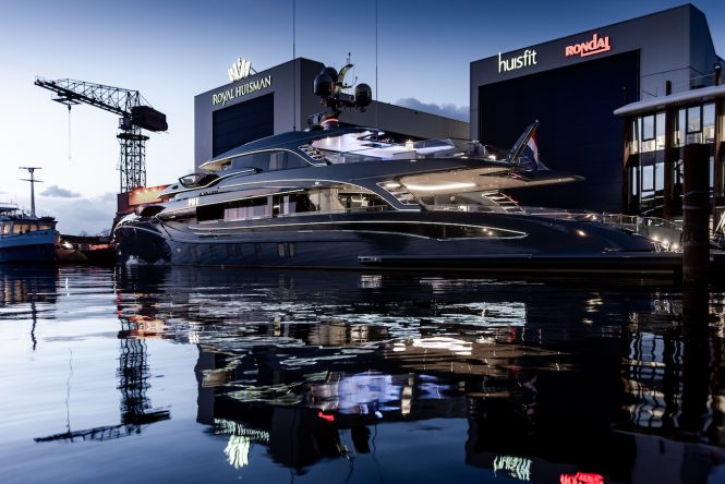 Luxury yacht PHI - photo by Tom van Oossanen